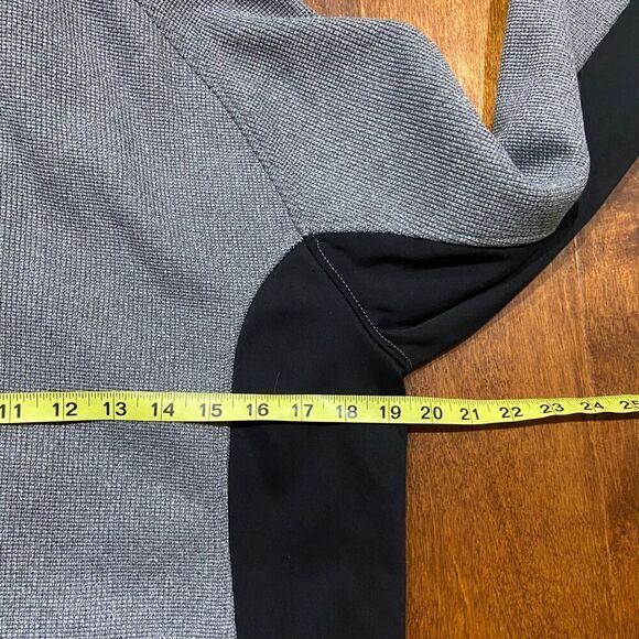 Spyder Athletic Fit Full Zip Ski Snow Sweatshirt Grey Black Red Mens Size Medium - Picture 9 of 10